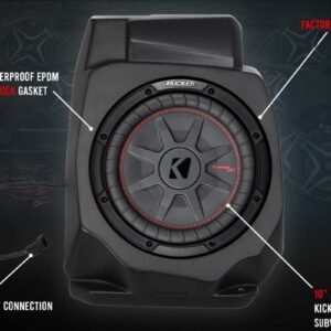 2020-2024 Polaris RZR Pro Underdash 10in Subwoofer-Enclosure