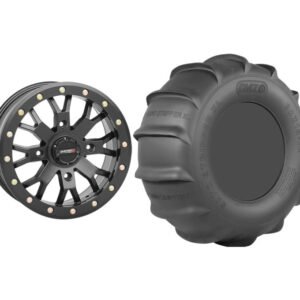 4/156 Sand Wheels and Tire Package | System 3 SB-4 Beadlock Wheels | GMZ Sand Stripper