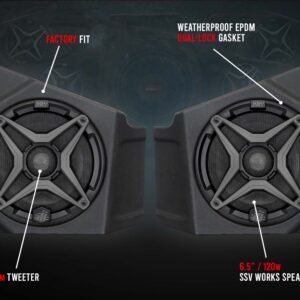 2020-2024 Kawasaki KRX1000 2-Speaker SSV Works Audio-Kit