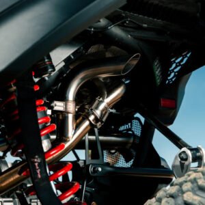 Can-Am Maverick R Sidepiece Valved Head Pipe | Trinity Racing