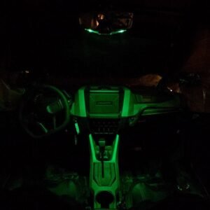 Halo-RA LED Rearview Mirror 1.75″ Round Tube | Seizmik 18019