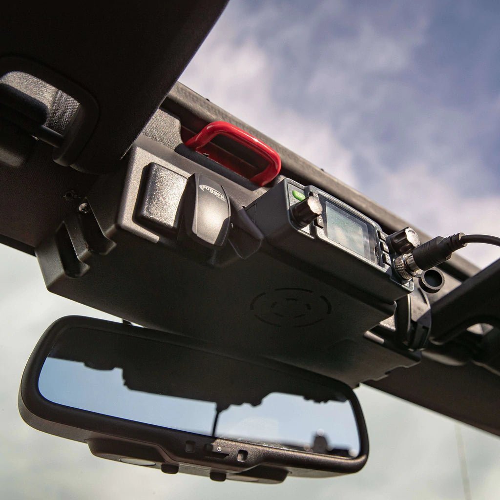 Jeep JK Upper Windshield Radio Mount GMR25 and ABM25 | Rugged Radios