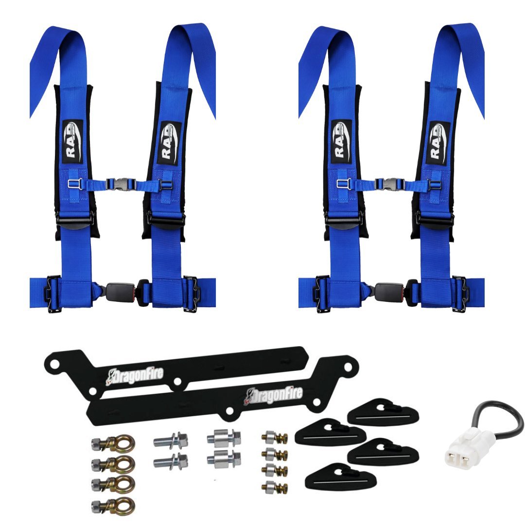 KRX 1000 3" Auto Latch 4 Point Harness Kit | RAD