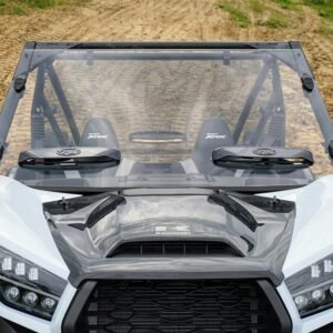 KRX 1000 Full Vented Rapid Release Front Windshield | Spike Powersports