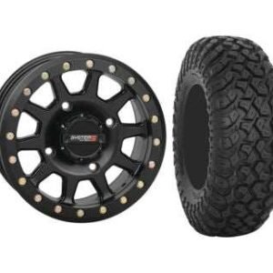 System 3 Beadlock Wheels Package 4/137 Wheels with 32" RT320 Race and Trail Tires