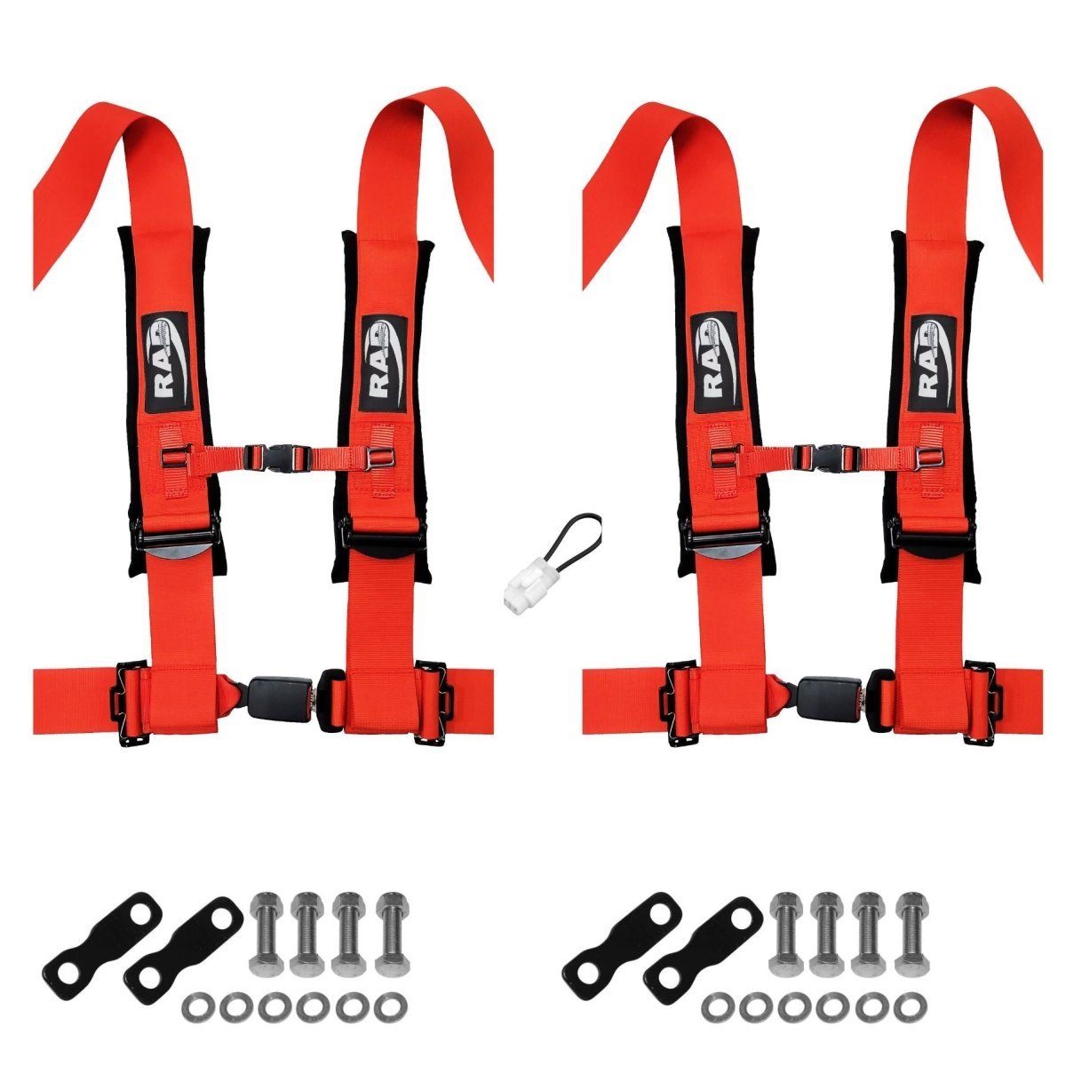 YXZ 1000R 4 Point Harness 3" Set with 2 Harnesses and Lap Mounts