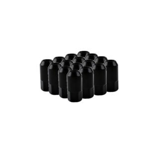 300-206 Wheel Nuts 12mm X 1.25mm – BLACK – Set of 16