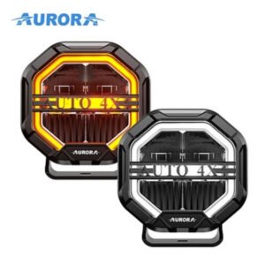 4″ LED Driving Light PAIR 80W (40W Each) Combo Beam- Amber/White Backlights – WH Inc  – Aurora