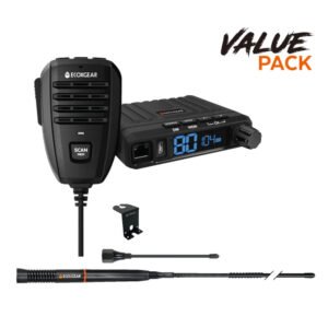 ECOXTALK EXG1000 Super Compact 5.0W UHF CB Radio – Value Pack