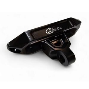 Winch Hawse Fairlead and Hook Combo Anodized Black For Elektric Bumpers