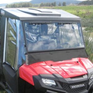 Glass Fixed Windscreen & Wiper Kit For Pioneer 700