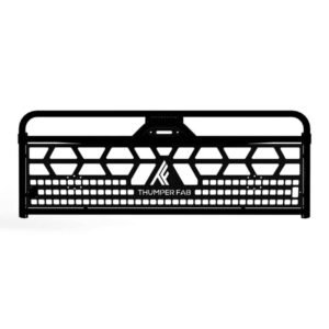 HeadAche Rack with Winch For Polaris Ranger 1000 / XP1000 (2019+) – Black – Thumper Fab