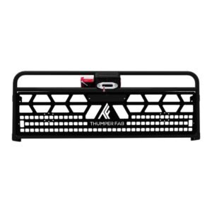 HeadAche Rack with Winch For Polaris Ranger XD 1500 (2024+) – Black – Thumper Fab