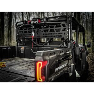 HeadAche Rack with Winch For CFMoto UForce U10 PRO (2025+) – Black – Thumper Fab
