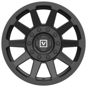 Alloy Wheel VALOR V02 Dual PCD (4/137 + 4/156) 14 X 7 Satin Black