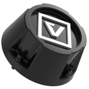 VALOR Replacement Centre Cap – TALL – Satin Black – White Logo