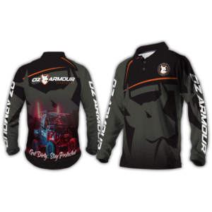 ORANGE BEAST UV Fishing Jersey – L
